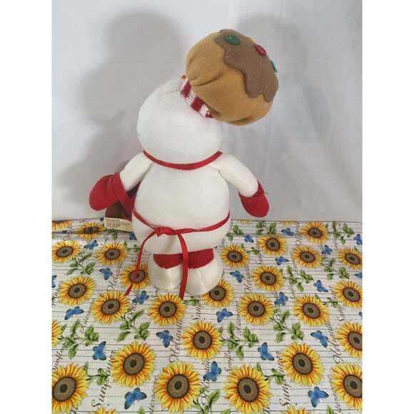 Baking Snowman with Muffin Hat Apron & Basket Plush - Picture 2 of 4